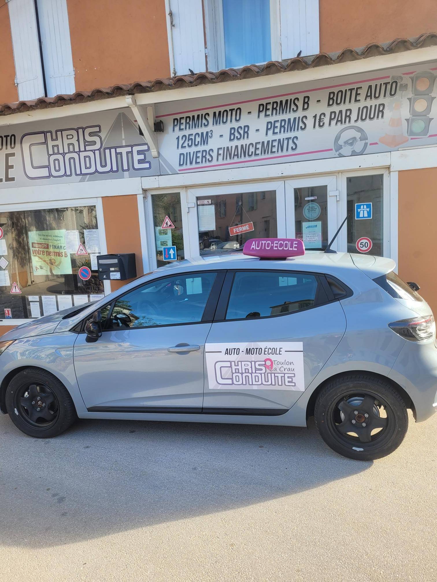 auto moto ecole chris conduite la crau permis b conduite accompagnée 