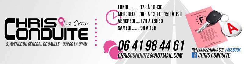 permis AM BSR chris conduite la crau